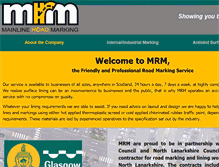 Tablet Screenshot of mainlineroadmarking.co.uk
